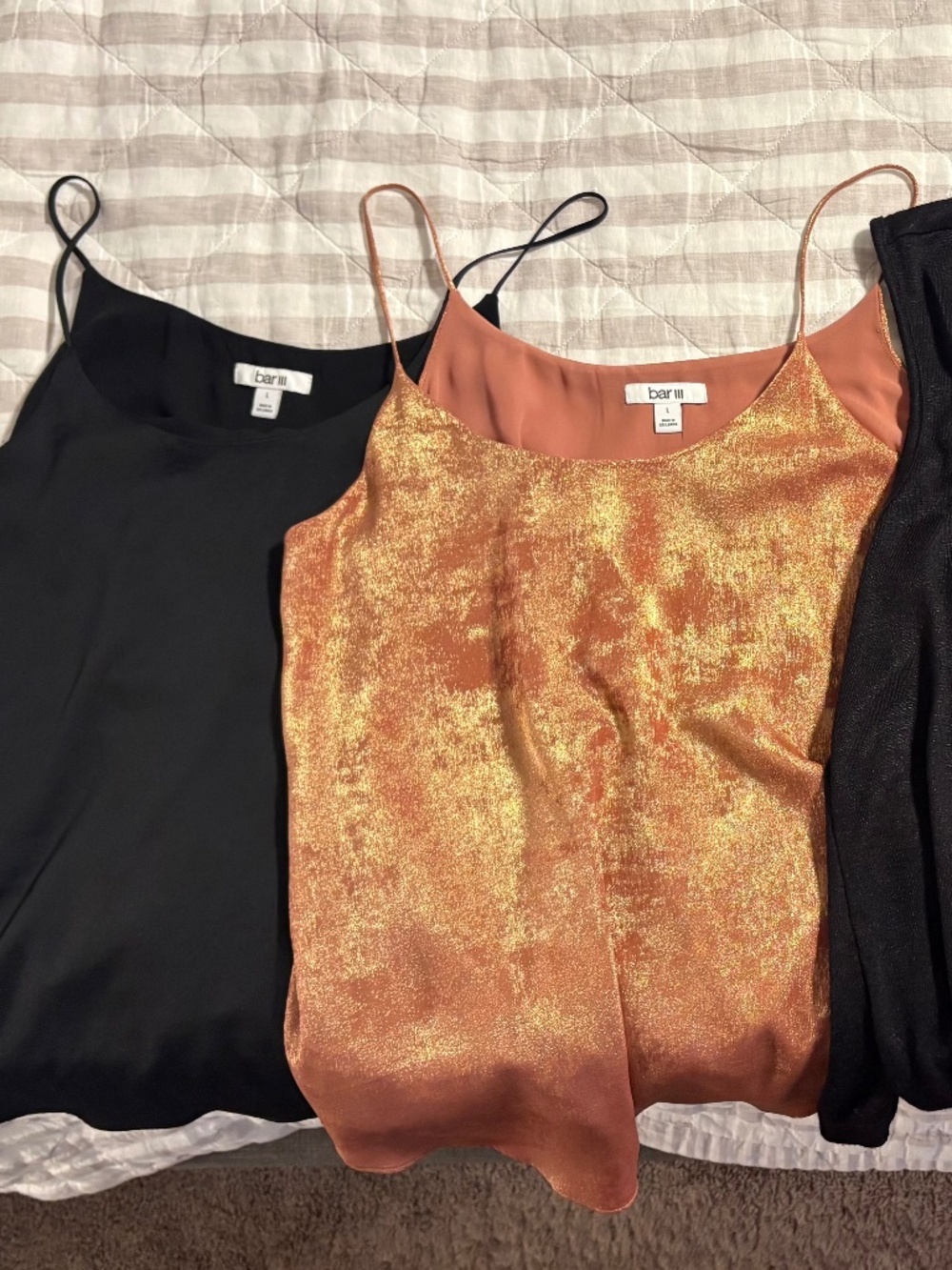 4-Piece Women’s Dressy Tank & Sleeveless Top Bundle – Sizes L & XL